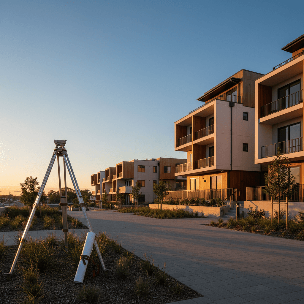 Completed residential development project in Perth context